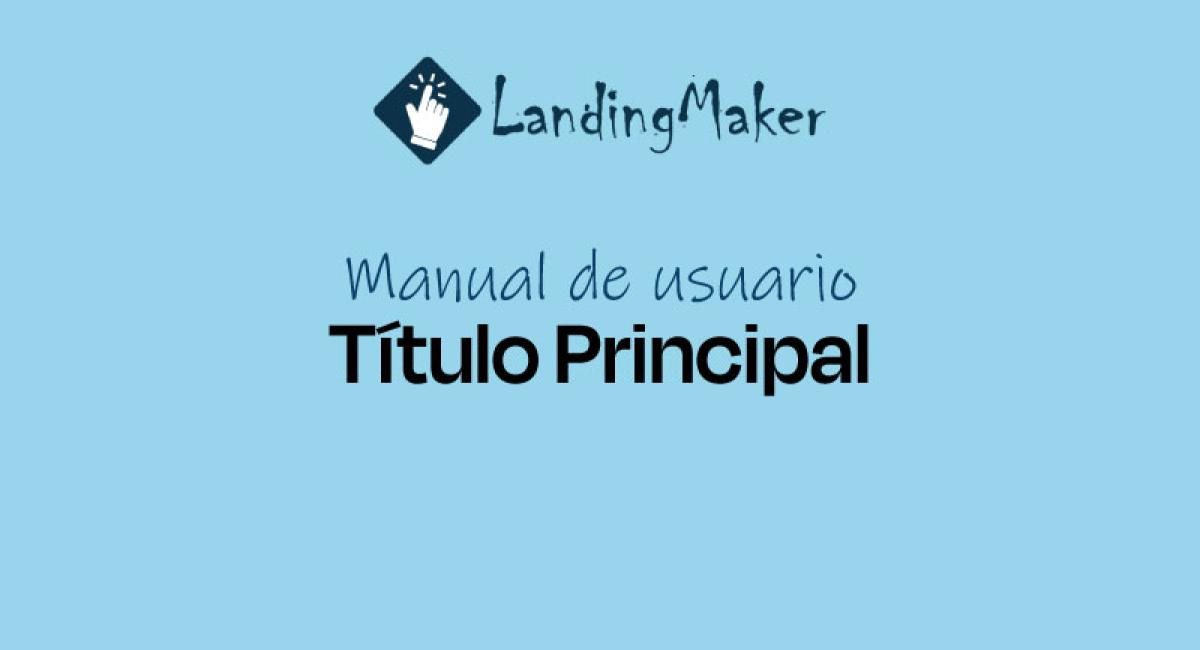 Drupal Landing Maker by Drupaladicto | www.landingmaker.es